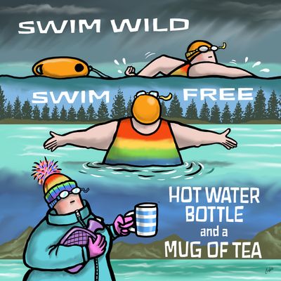 Kimmer Metal Sign | Swim Wild, Swim Free