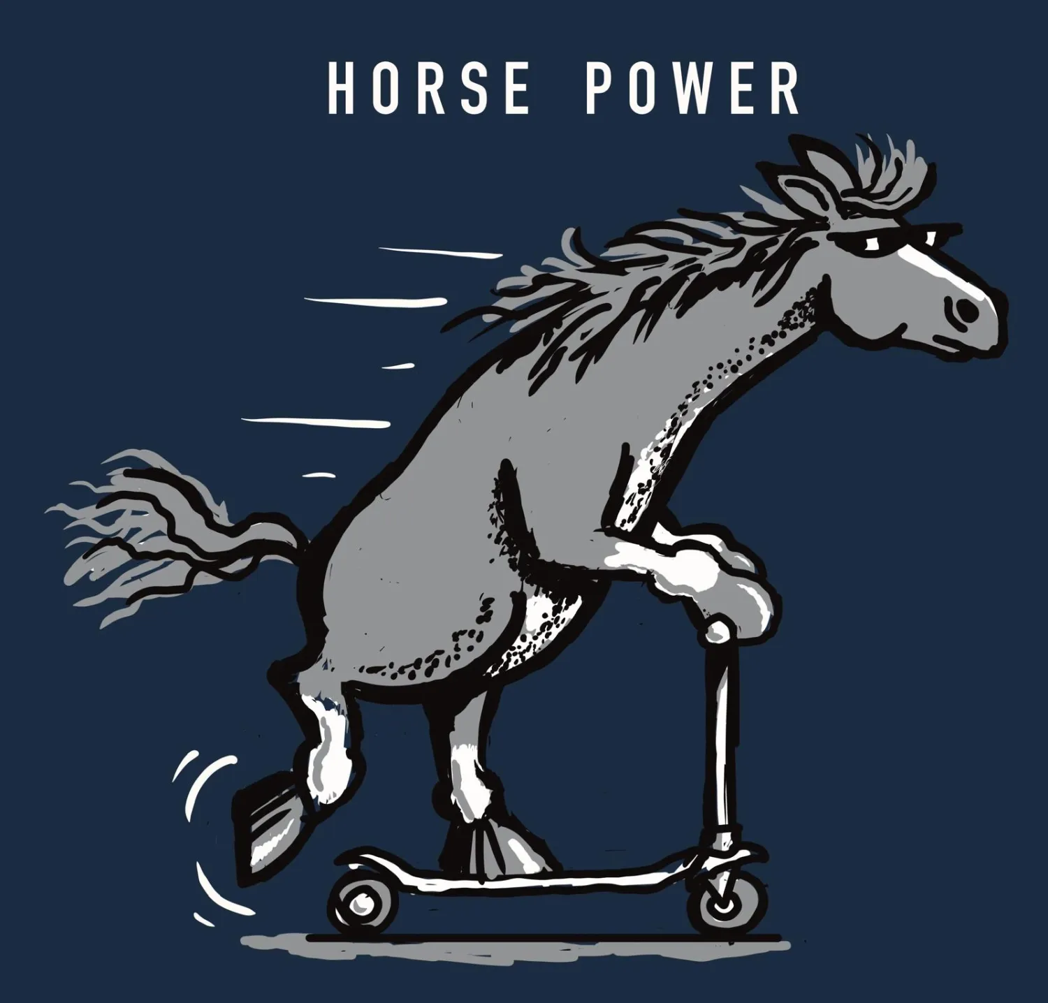 Mooody Fridge Magnet | Horse Power