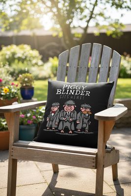 Piggy Blinders | Cushion | Flocker