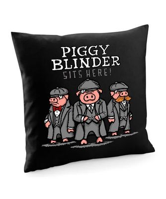 Piggy Blinders | Cushion | Flocker
