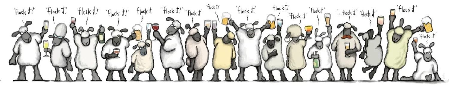 Flockers Fridge Magnet | Flock It! Rectangle