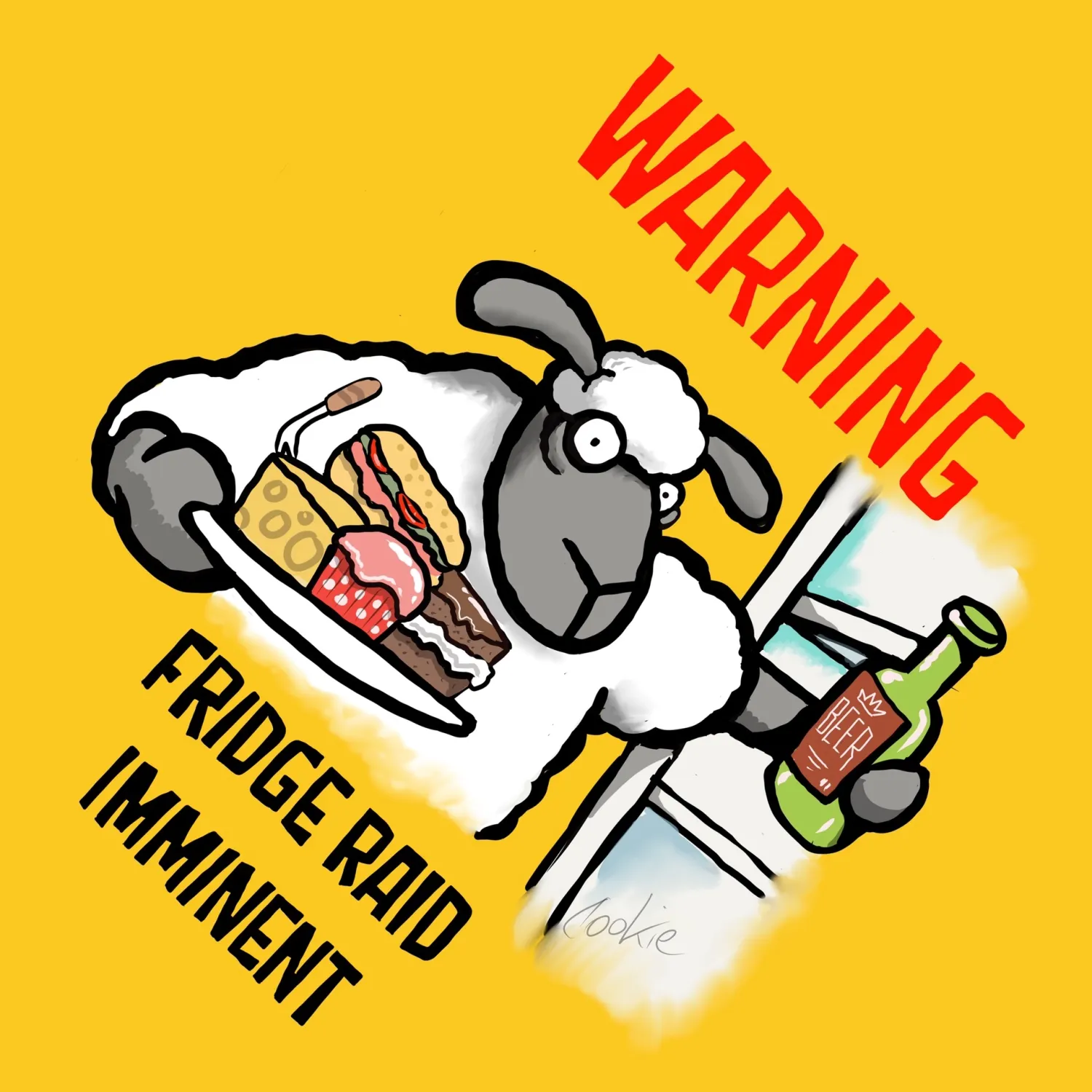 Flockers Fridge Magnet | Fridge Raid