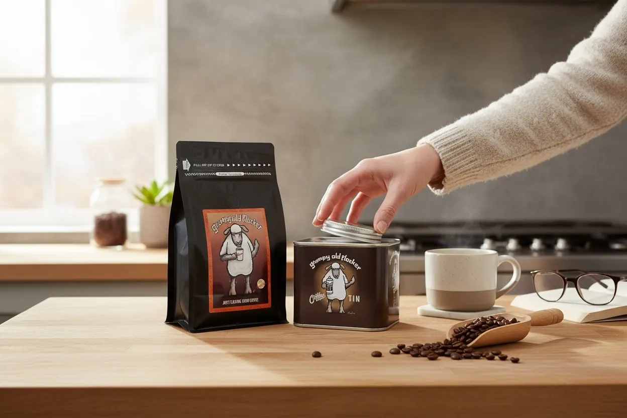 Flocker Funny Gifts | Coffee Storage Tins