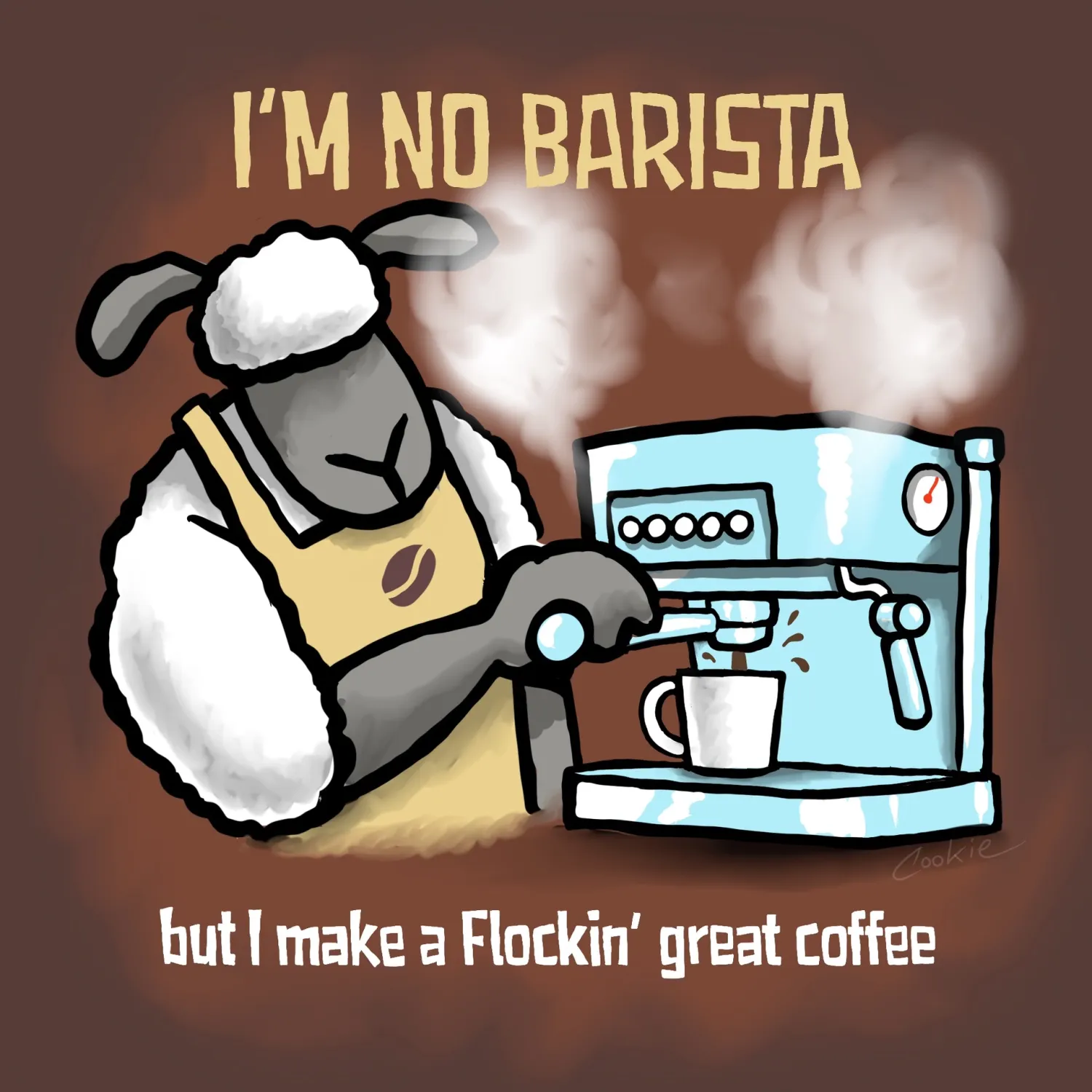 Flockers Fridge Magnet | I'm No Barista...