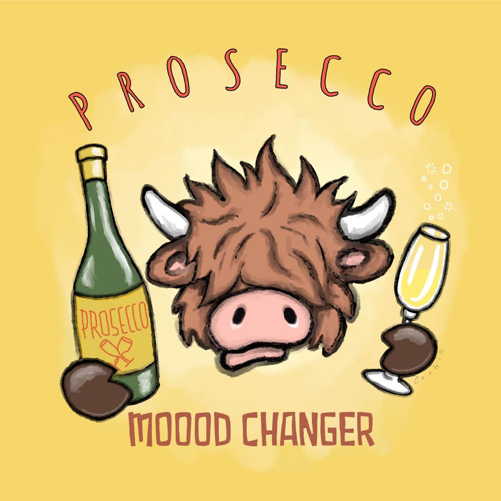 Flockers Fridge Magnet | Prosecco Moood Changer