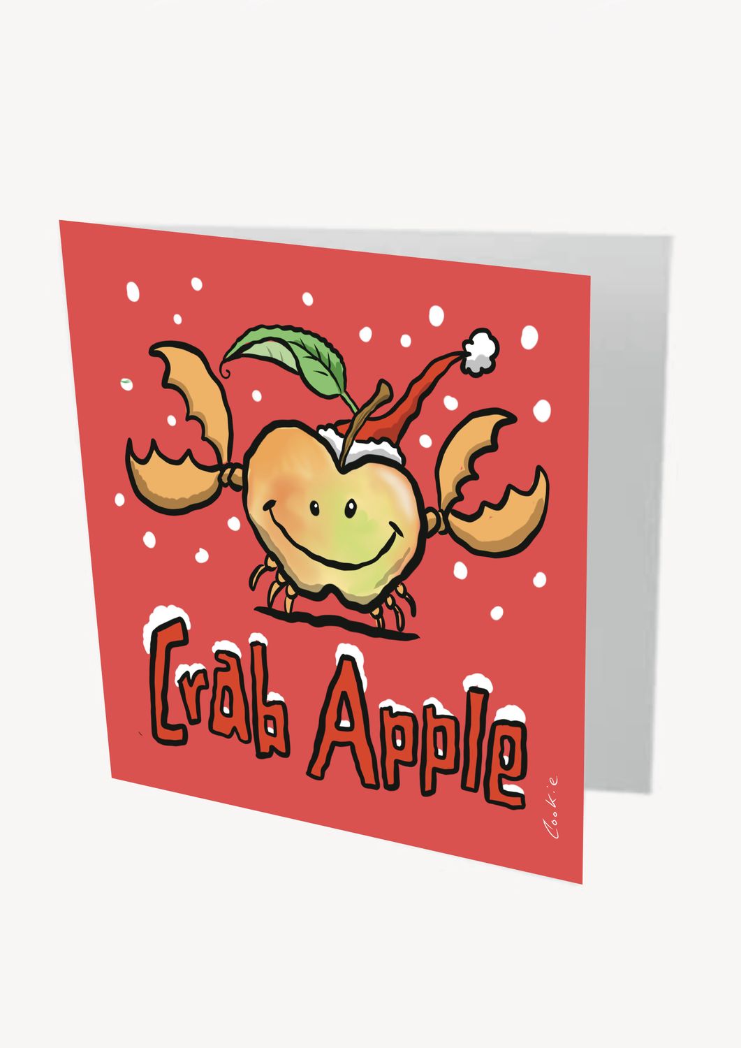 Crab Apple Christmas Card | Funny Grumpy Christmas Card | Baaad Flockers®