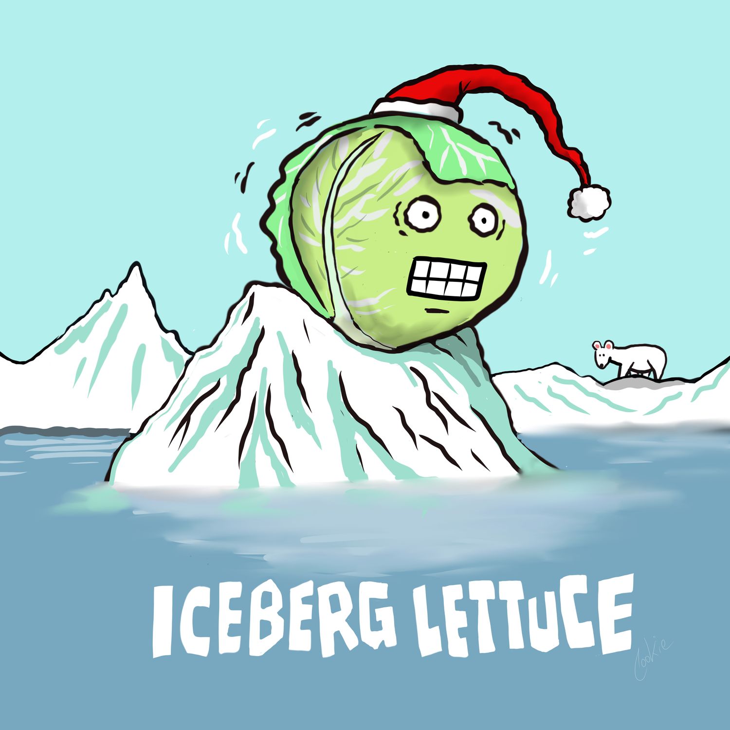 Flockers Fridge Magnet | Iceberg Lettuce