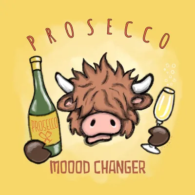 Prosecco | Metal Man Cave Sign | Flockers
