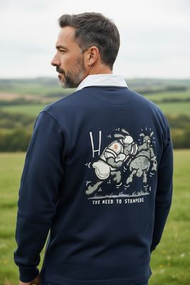 Stampede England |Long-Sleeved Rugby Shirt | Flockers