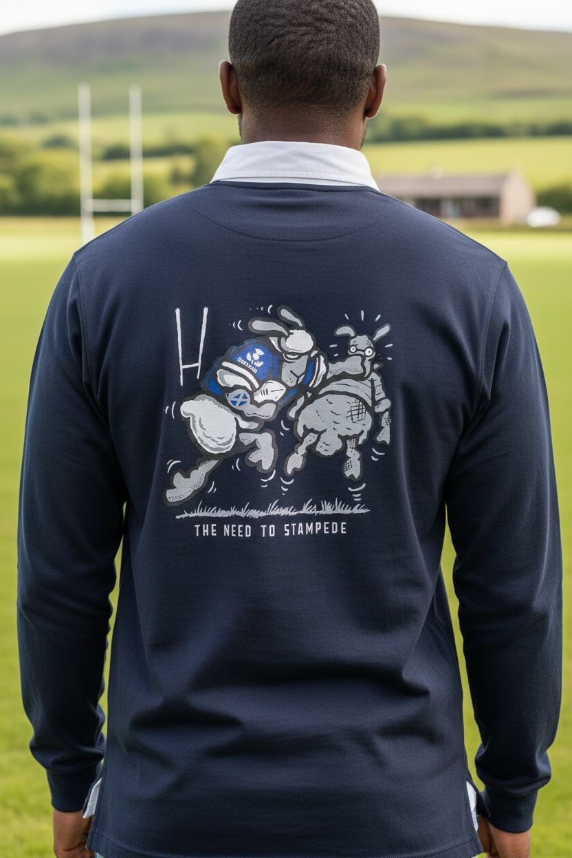 Stampede Scotland | Long-Sleeved Rugby Shirt | Flockers