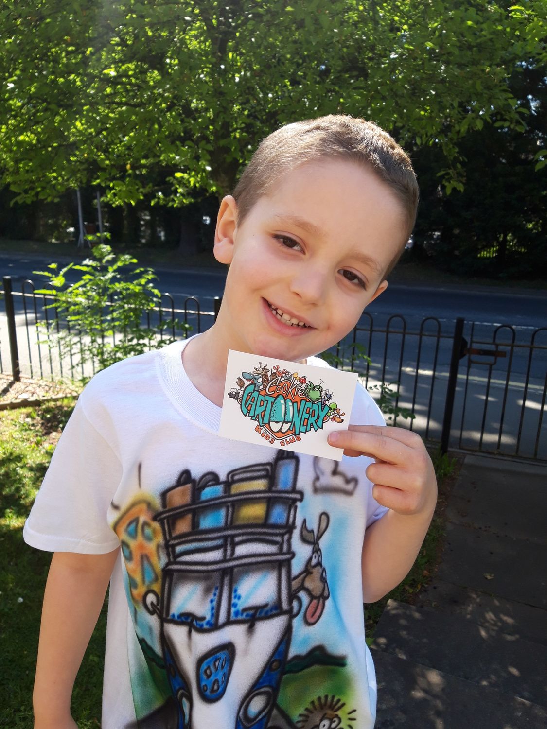 Personalised Children's Airbrushed T-Shirts by Cookie | Little Flockers®