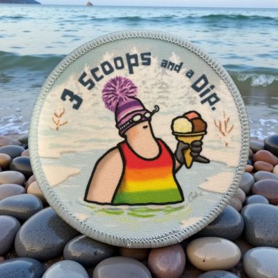 Kimmer Swim Badge | 3 Scoops