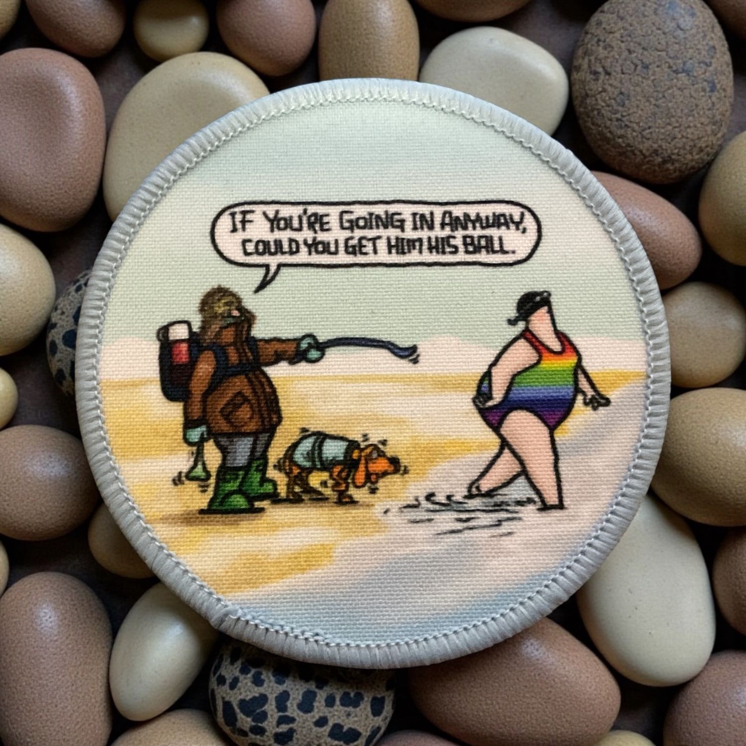 Kimmer Swim Badge | Fetch the Ball!