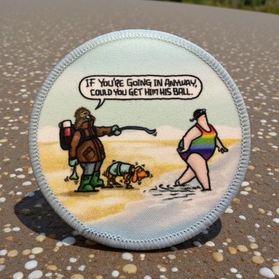 Kimmer Swim Badge | Fetch the Ball!
