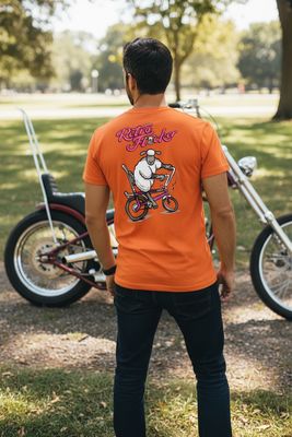 Retro Chopper | Retro T-Shirt | Flockers