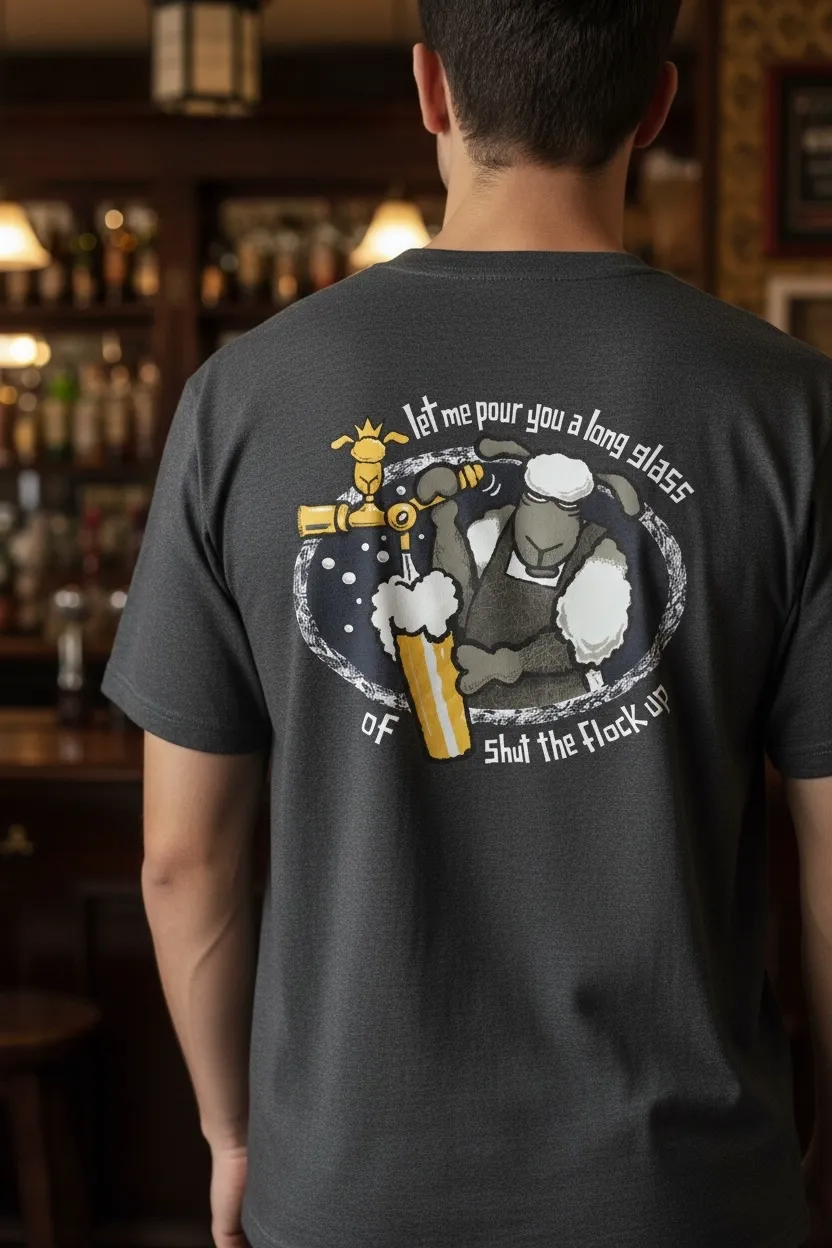 Flockers T-Shirt | Glass of Shut The Flock Up