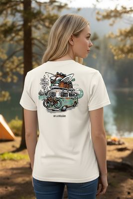 Adventure Awaits | Funny T-Shirt | Baaad  Flocker