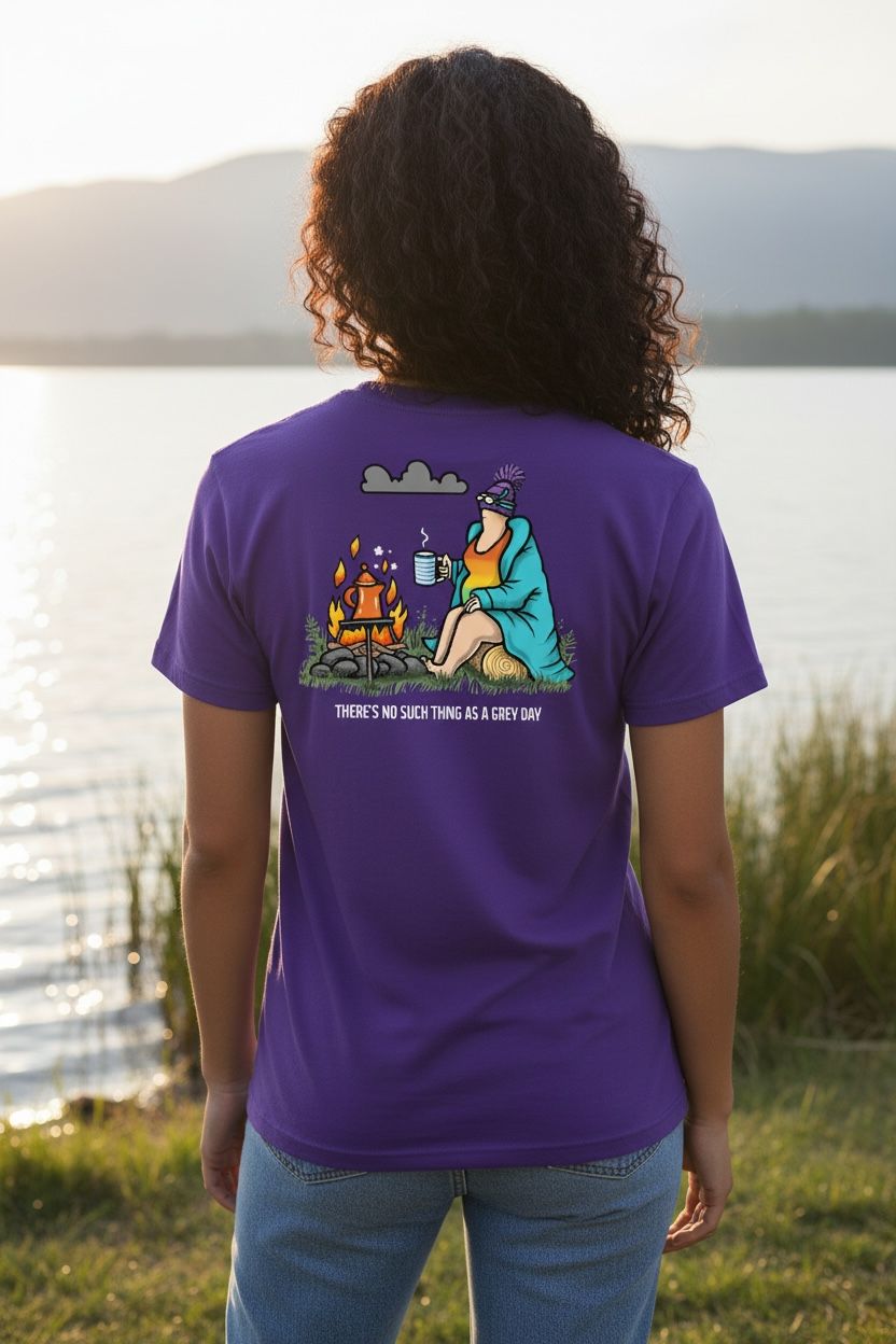 No Such Thing As A Grey Day | Wild Swimming T-Shirt | Flockers