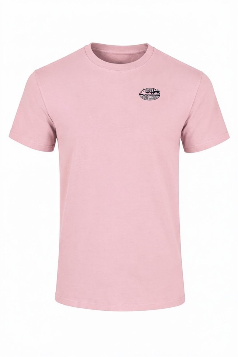 Large Gin &amp; Ice T-Shirt | Wild Swimming &amp; Cold Water Tee | Kimmer by Baaad Flockers®, Colour: Navy, Size: XS