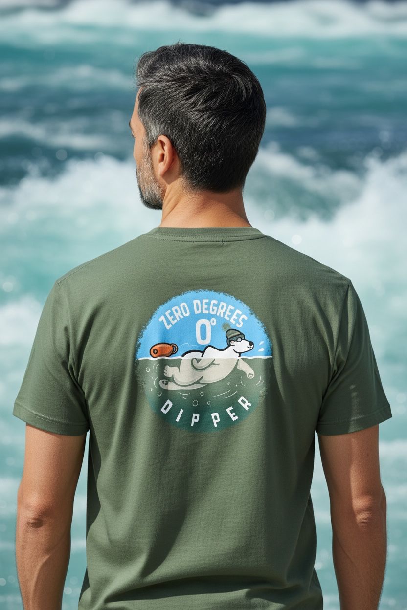 Zero Degrees Dipper | Wild Swimming T-Shirt | Flockers