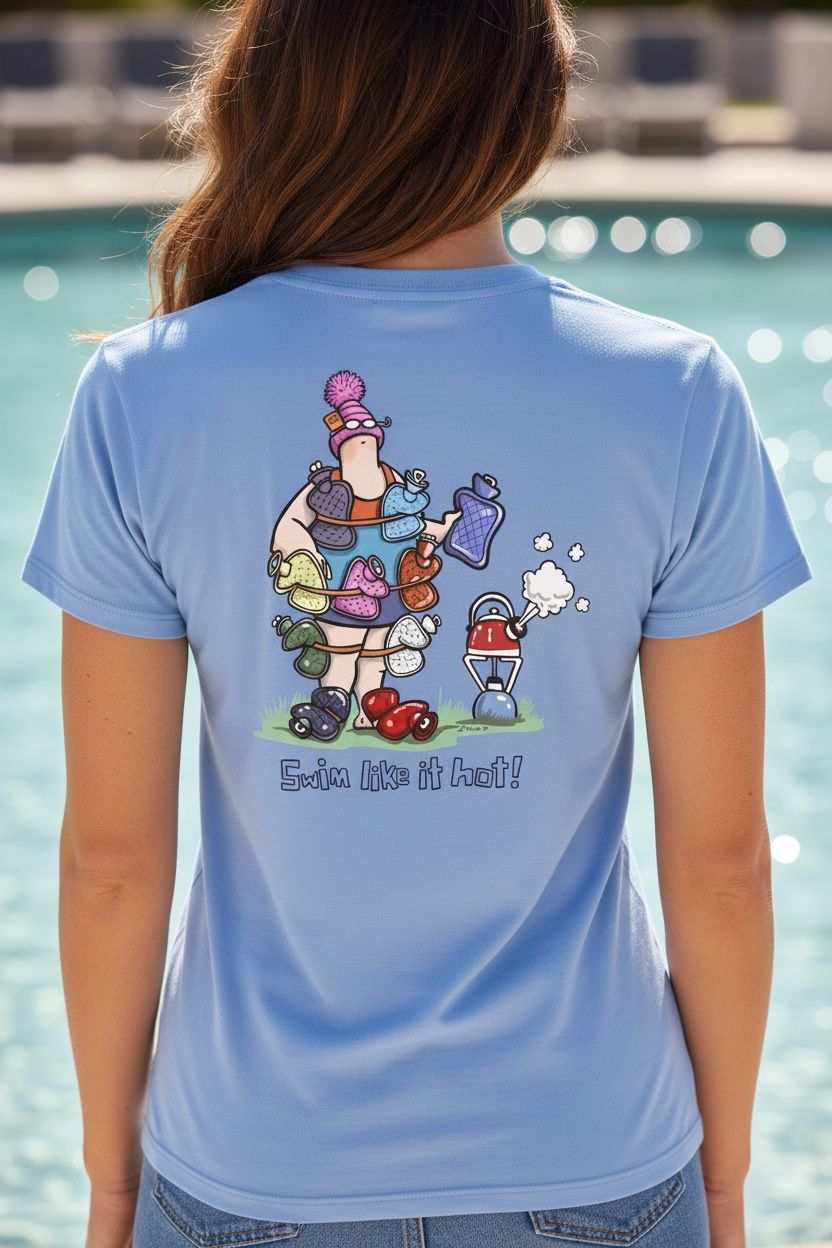 Swim Like It Hot | Wild Swimming T-Shirt | Flockers