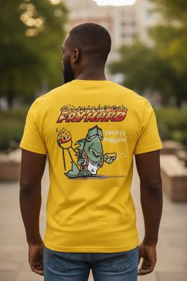 FryHard | Retro T-Shirt | Baaad Flockers