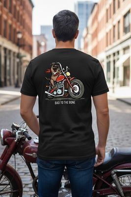 Bad To The Bone  | Funny T-shirt | Baaad Flockers