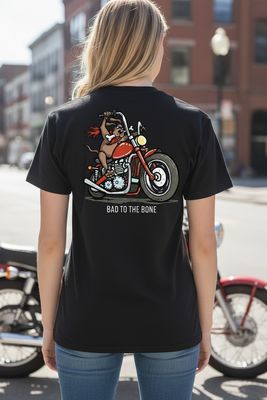 Bad To The Bone  | Funny T-shirt | Baaad Flockers