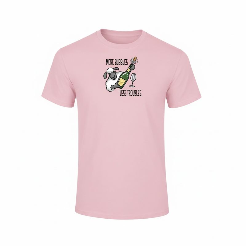 Flockers T-Shirt | More Bubbles, Less Troubles