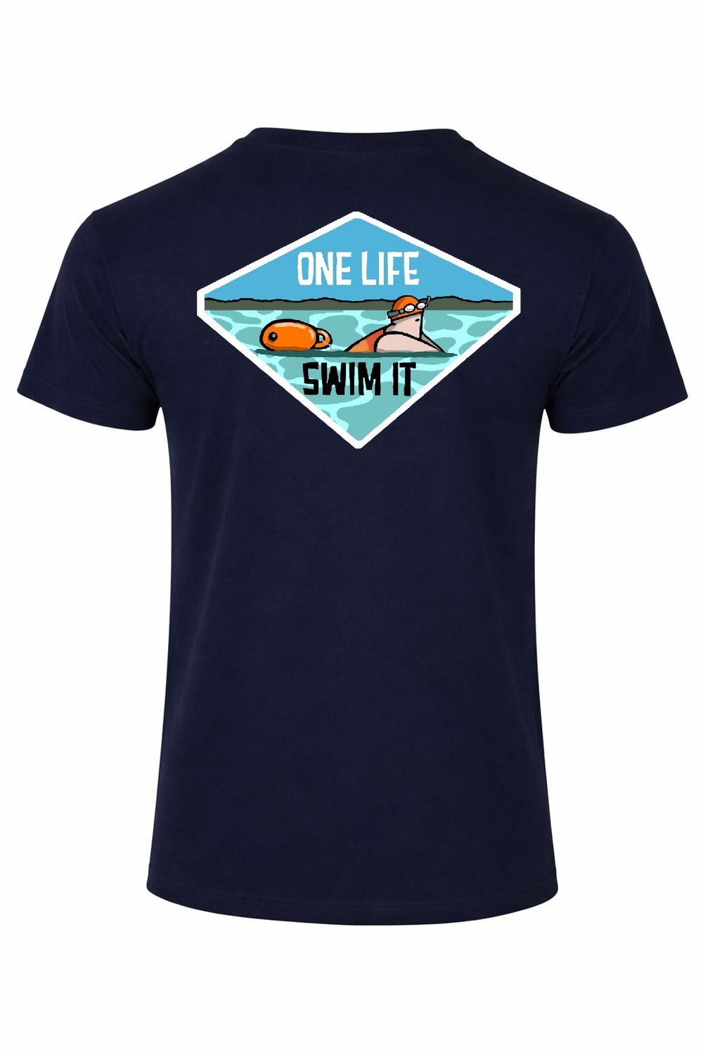 Kimmer T-Shirt | One Life, Colour: Navy, Size: XS