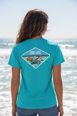 One Life | Wild Swimming T-Shirt  | Flockers