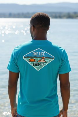 One Life | Wild Swimming T-Shirt  | Flockers