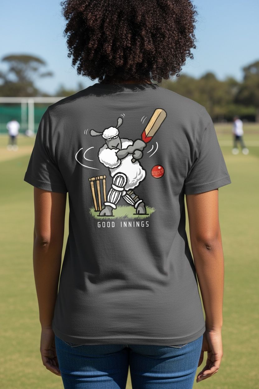 Good Innings | Funny Cricket T-Shirt | Flockers