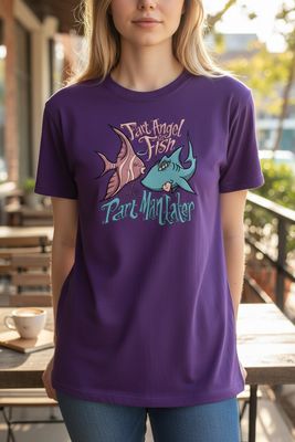 Angel Fish | Funny T-shirt | Flockers