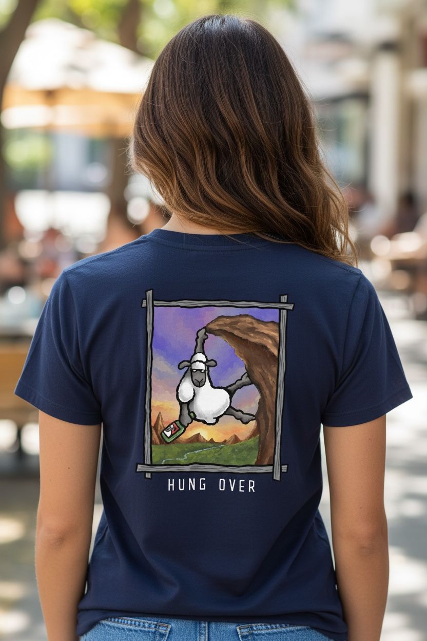 Hung Over | Funny T-Shirt | Flockers