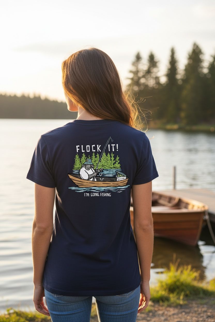 Flock it! I'm Going Fishing | Funny Fishing T-Shirt | Flockers