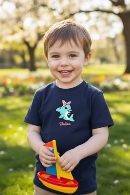Dolphin Kids T-Shirt | Ocean Animal T-Shirt for Children | Little Flockers®