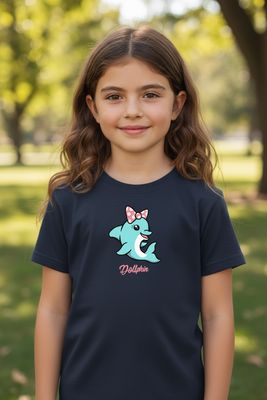Dolphin Kids T-Shirt | Ocean Animal T-Shirt for Children | Little Flockers®