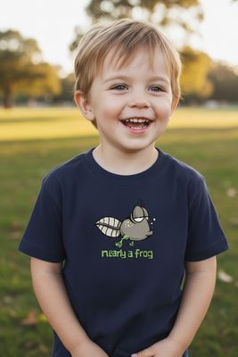 Nearly a Frog Kids T-Shirt | Funny Frog &amp; Nature Tee | Little Flockers®