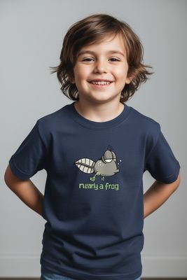Nearly a Frog Kids T-Shirt | Funny Frog &amp; Nature Tee | Little Flockers®