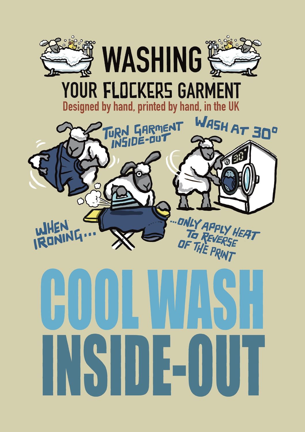 Little Flockers T-Shirt | Too Cool For The Rock Pool