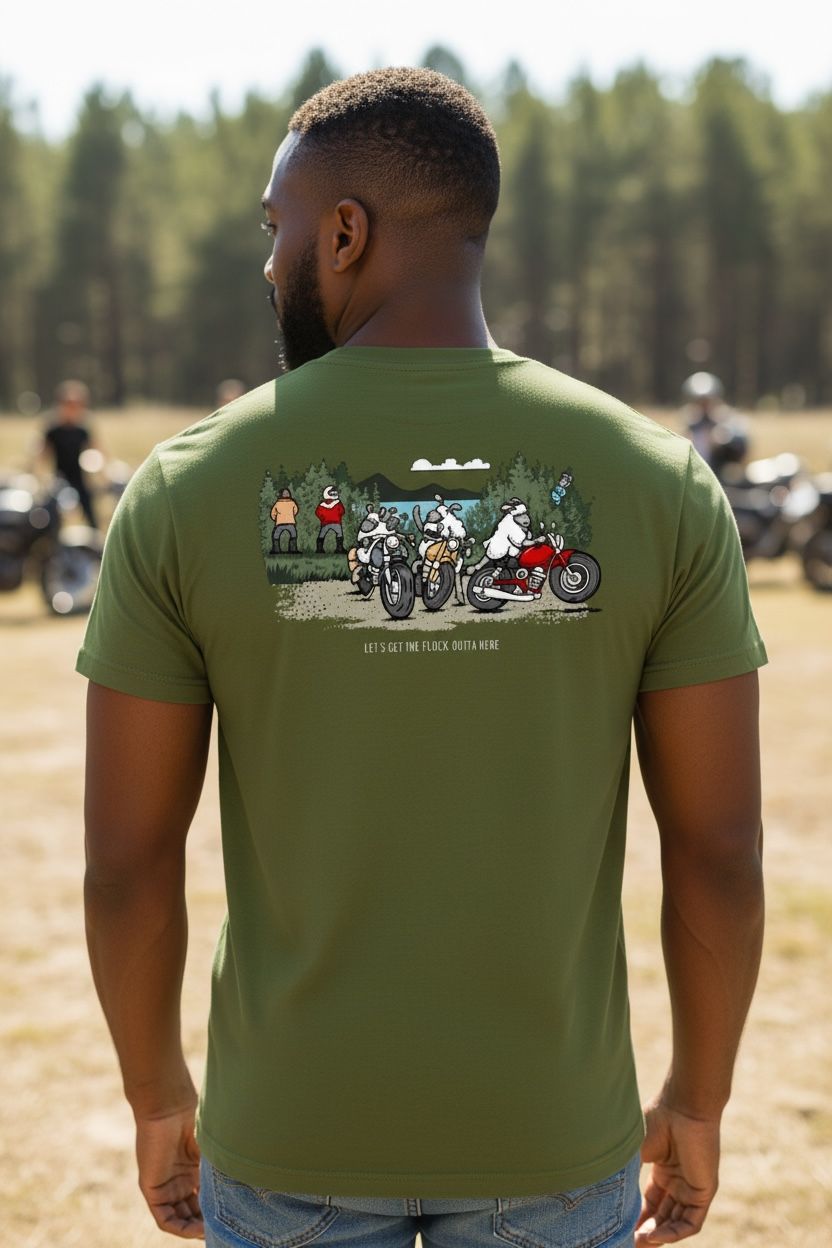 Get Me Outta Here | Funny T-shirt | Baaad Flockers