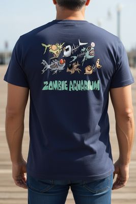 Zombie Aquarium T-Shirt | Funny Sea Life &amp; Aquarium T-Shirt | Baaad Flockers®