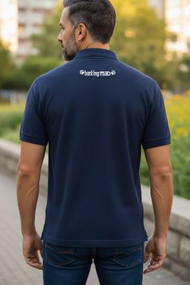 Barking Mad Polo Shirt | Funny Dog Lover Polo | Baaad Flockers®
