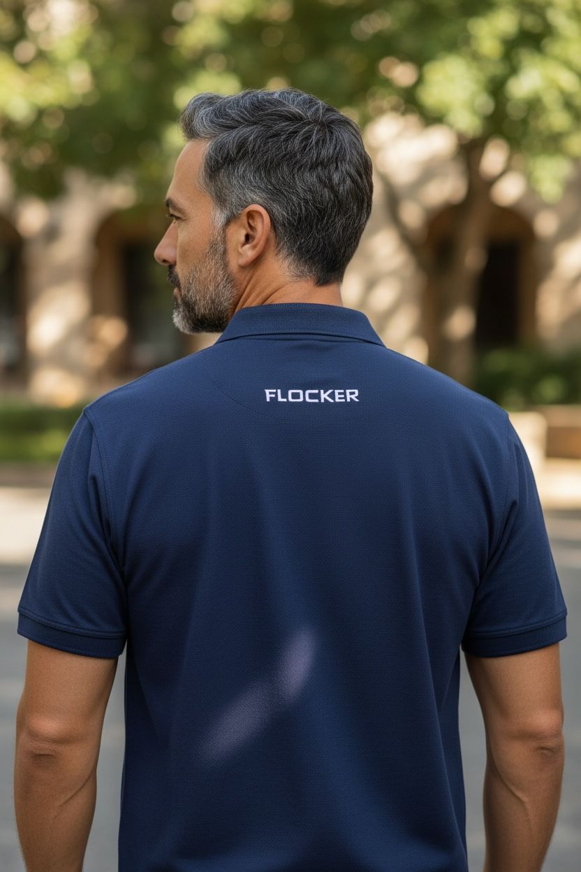 Flockers Embroidered Polo Shirt | Short Sleeve Polo | Baaad Flockers®