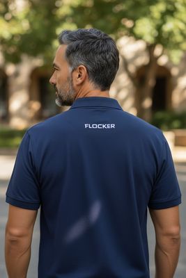 Flockers Embroidered Polo Shirt | Short Sleeve Polo | Baaad Flockers®