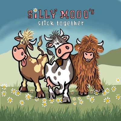 Silly Mooo Card | Funny Cow Greeting Card | Baaad Flockers®