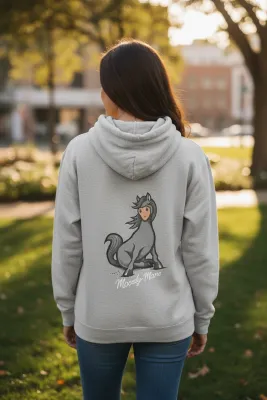 Mooody Mare | Full Zipped Hoodie | Flockers