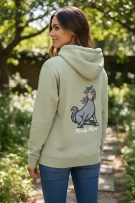 Mooody Mare | Full Zipped Hoodie | Flockers