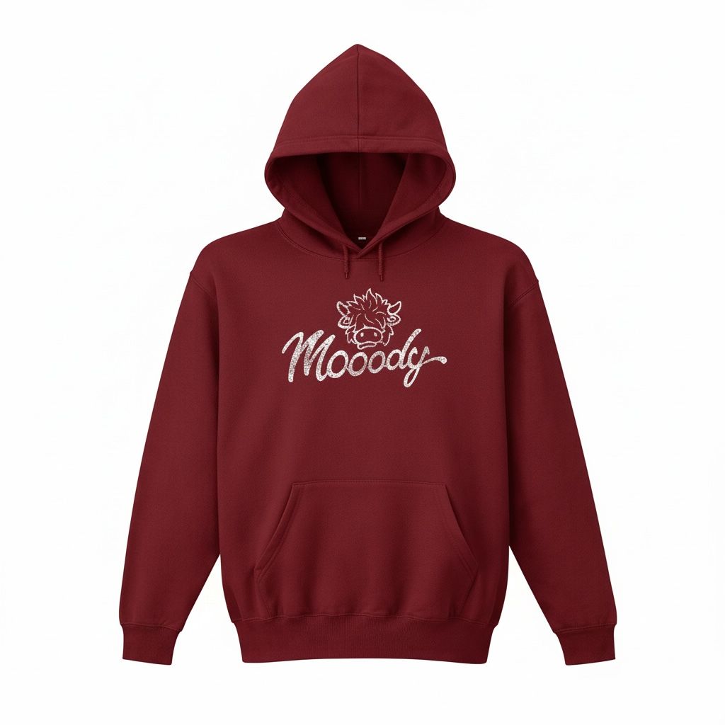 Mooody | Lightweight Hoodie | Flockers (front design)